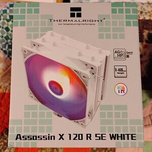 THERMALRIGHT ASSASSIN X 120 R SE WHITE CPU COOLER FAN KIT TL-C12CW-S NEW